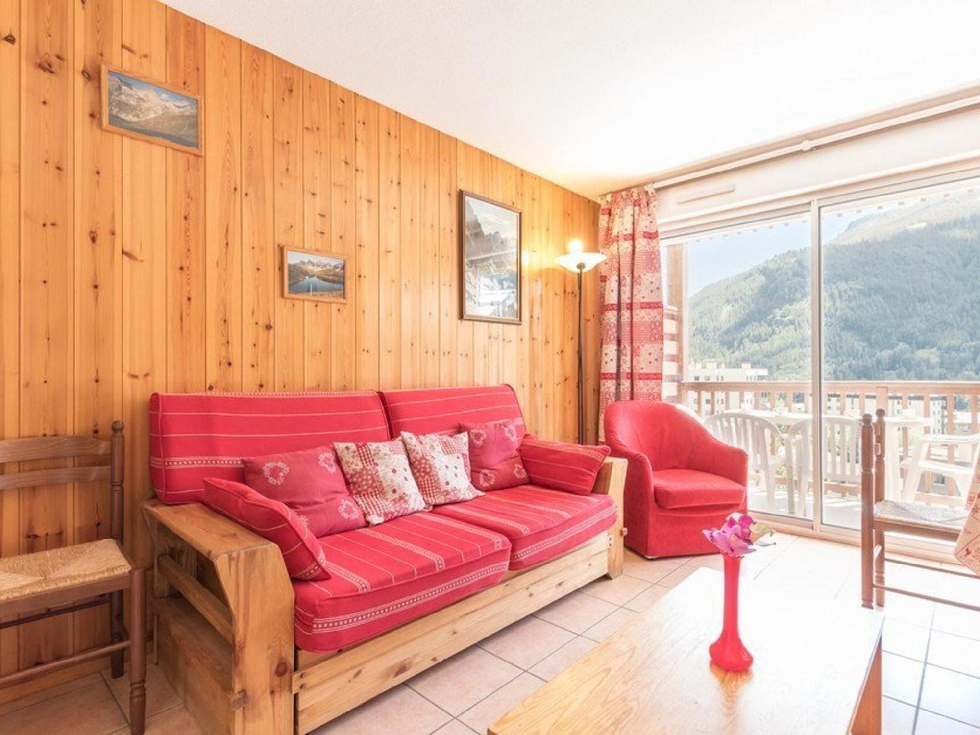 Charmant 2 Pieces, 4 Couchages Avec Garage- Serre Chevalier, Chantemerle. - Fr-1-330E-94 Saint-Chaffrey Luaran gambar